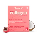 Trunativ Collagen Supplements | Advanced Japanese Marine Collagen Powder for Women & Men | Type 1 and 3 Hydrolyzed Peptides | Supplement with Hyaluronic Acid | Supports Skin Glow, Hair Growth, and Nail Strength | Lychee Coconut | 60g (Pack of 1)