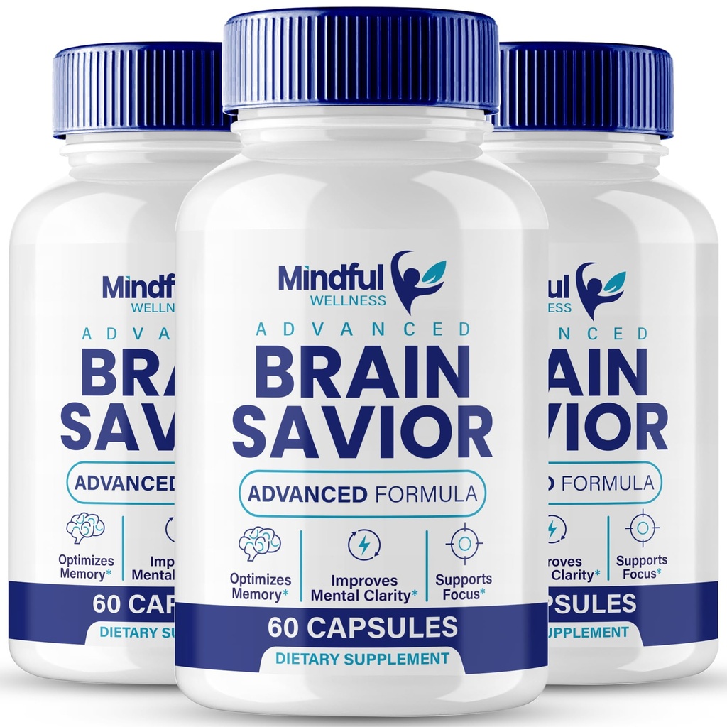 Hersenredder Hersensupplementen voor Geheugen en Focus Capsules, Geavanceerde Formule Hersengezondheid Ondersteuning - Maximale sterkte Nootropics Hersen-Savior Alle Natuurlijke Ondersteuning Reviews (3 Pack)