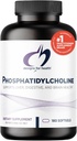 Designs for Health Phosphatidylcholine Softgels - Phosphatidyl Choline Supplement from Soy Lecithin to Support Liver + Brain Health (180 Softgels)