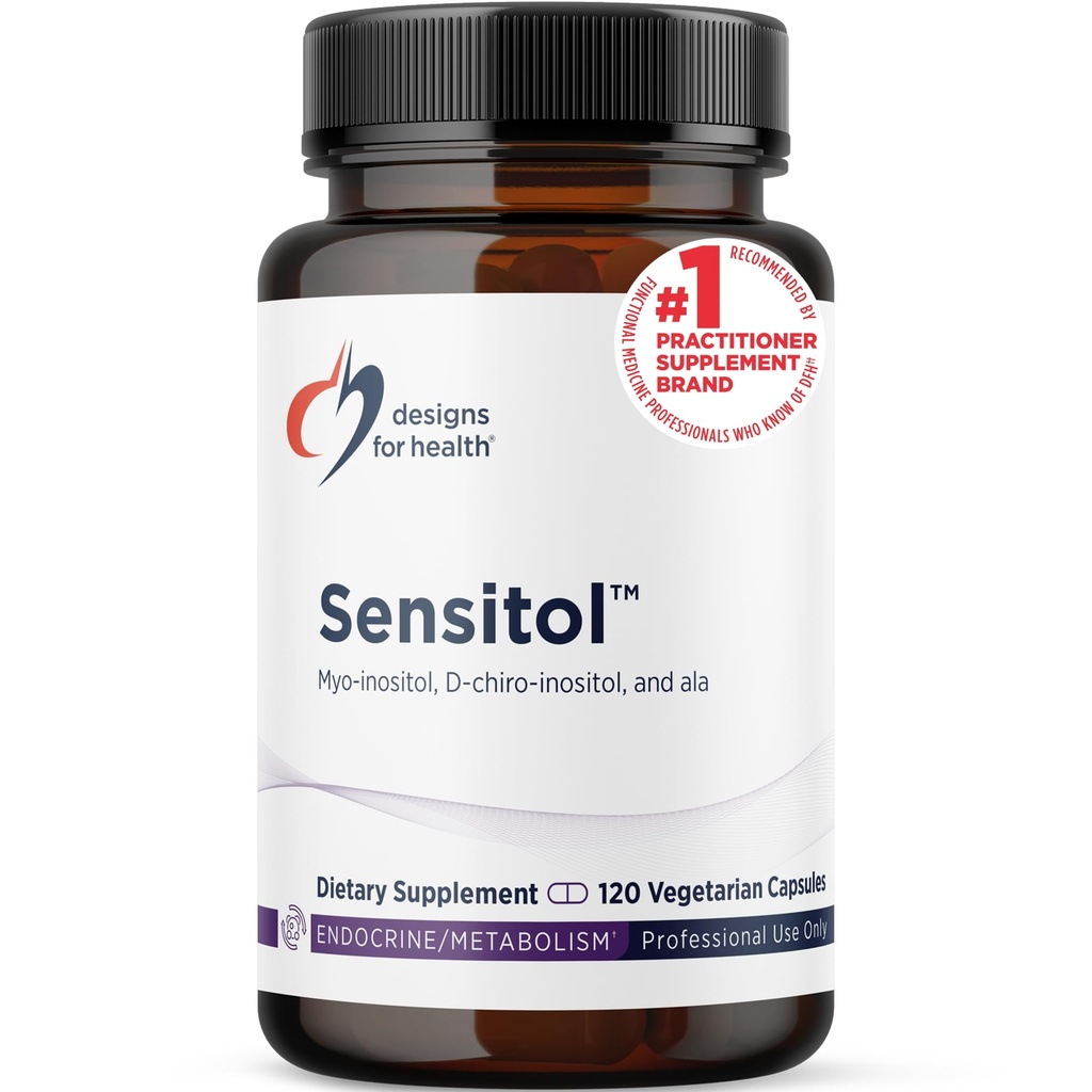 Designs for Health Inositol + ALA Capsules - Sensitol Myo-inositol (MI) + D-Chiro Inositol (DCI) met Alpha Lipoic Acid - Vegan, Non-GMO Supplement (120 Capsules)