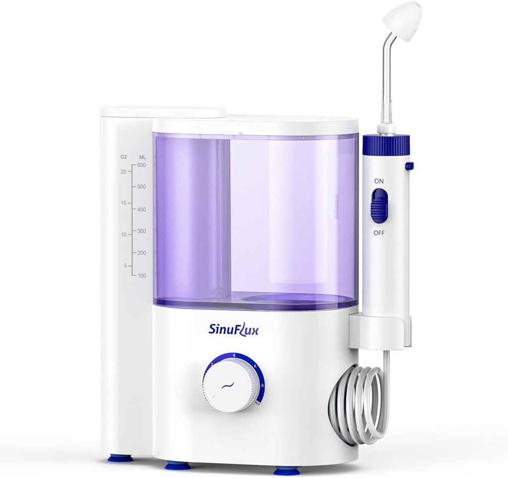 Neus besproeiingssysteem, pulserende neus spoelen Machine voor Sinus & Allergie Relief Electric Neti Pot met Aanpasbare neus reiniger Kit
