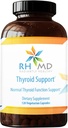 RHMD Schildklier ondersteuning - Normale schildklier functie ondersteuning - Supplement (120 Vegetarische Capsules)