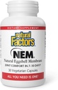Natuurlijke factoren, NEM natuurlijke eierschaal Membrane, bevordert Joint Comfort en flexibiliteit, 30 capsules