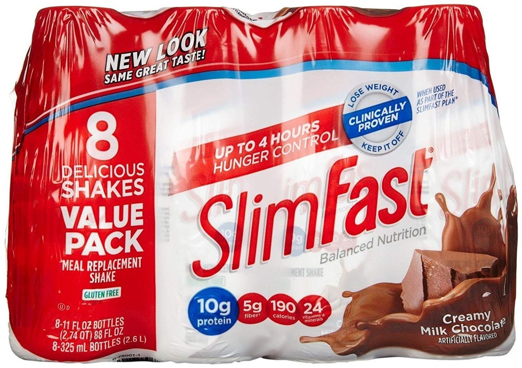 SlimFast Advanced Nutrition Creamy Milk Chocolate  Flessen