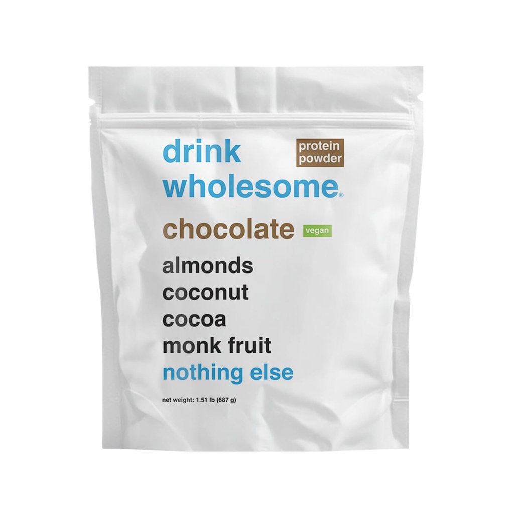Gezonde Vegan Chocolate Amandel Proteïne Poeder voor Gevoelige Maagden Drinken Trend & Dairy Free Geen kunstmatige Zoetstoffen Geen Bloating, scheten of Gas Geen Constipatie of diarree