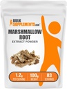 BulkSupplements.com Marshmallow Root Extract Powder - Marshmallow Root Supplement, Herbal Supplement - Glutenvrij, 1.2g per Serving, 100g (3.5 oz) (Pack of 1)