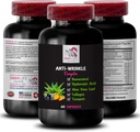 Aloe Vera Leaf Benefits - ANTI-WRINKLE COMPLEX - Antioxidant Rich, Collagen Boost, Glycine Complex, Smooth Finish, Fresh Complexion, Youthful Appearance, Hydration Solution 1 Bottle 60 Capsules