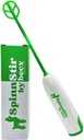 Becx Spinnstir Portable Handheld Drink Mixer for Protein Powder Pre-Workout Mushroom Coffee Greens Superfood Collagen Powder Milk Powder Hydration Packet Flavor Mixes Easy Clean Less Mess (Green)