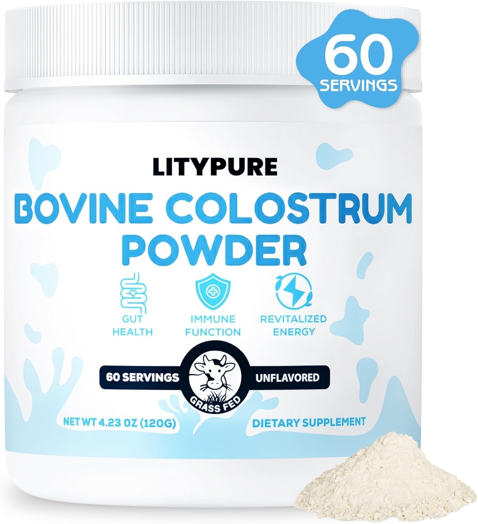 Colostrum Supplement voor Gut Health, Haargroei, Schoonheid en Immune Ondersteuning 