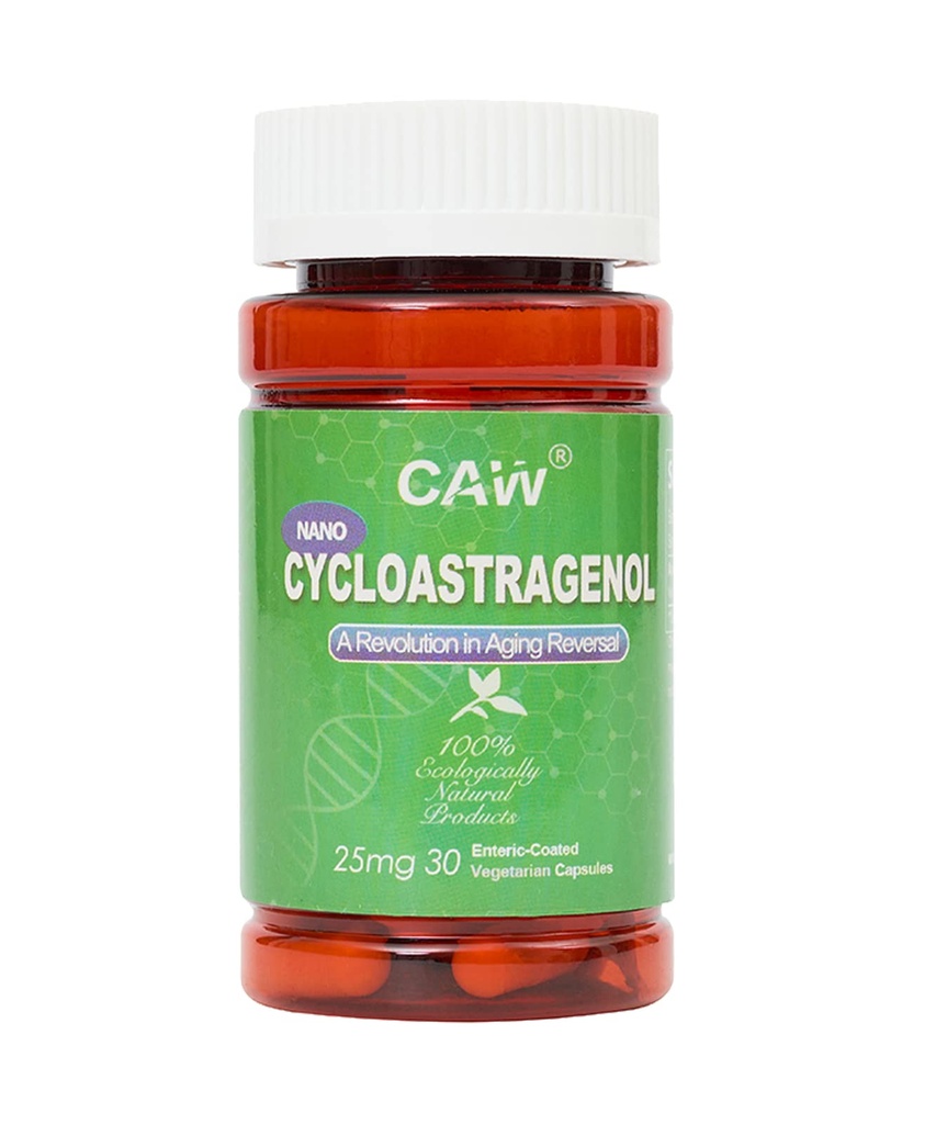 CAW Nano Cycloastragenol 98% 25mg 30 Caps 