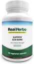 Real Herbs Slippery Elm Bark Extract-ontwikkeld van 7000mg Slippery Elm Bast met 10:1 Extract sterkte- Verzacht de vermoeidheid van de Mucous Membranen, Antioxidant huidgezondheidsondersteuning