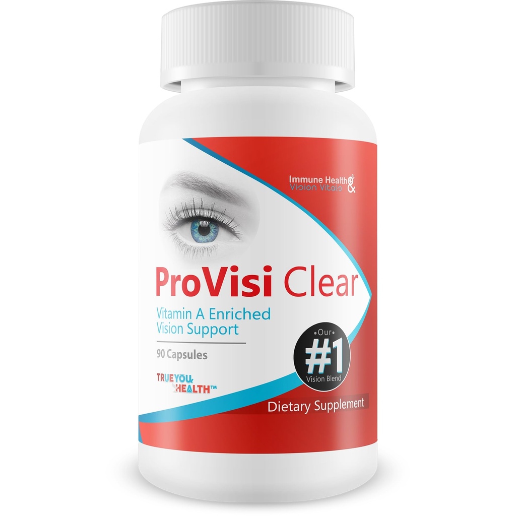 Pro VisiClear for Eyes - Vitamine A Enriched Vision Support - Vitamine Based Support to Support Vision Naturally - Natural Antioxidant Pro Visi Clear Pill Enhanced with Premium Ingredients