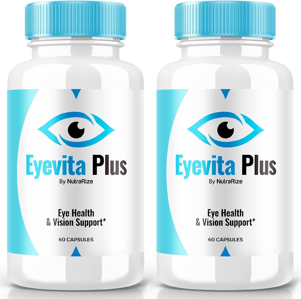 (2 Pack) Eyevita Plus - Uitgebreide ondersteuning voor uw ogen, Eyevita Plus Advanced Eye Nutrition, Oogvitaminen, Alle Natuurlijke Eye Health Formula, Eye Vita Plus Multivitamine Reviews (120 Capsules)