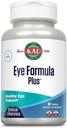 KAL Eye Formula Plus, Eye Care en Vision Supplementen voor volwassenen, met Oogvitaminen Luteïne en Zeaxanthine, Plus Bilberry Extract, Goji en Blueberry Extract, 60 dagen garantie, 15 porties, 60 tabletten