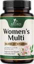 Multivitamine voor vrouwen - met vitamine A, C, D, E, B6, B12, zink, Calcium & Magnesium, Womens Daily Multi Vitamine Multimineral Supplement voor botgezondheid, energie & Immuunondersteuning - 60 capsules