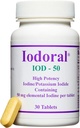 Optimox Iodoral 50 mg Supplement - Kaliumiodide tabletten, Hoge Potentie Jodium, Supplementen voor schildklierondersteuning, Lugol's Joodoplossing - 30 Tel.
