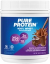 Pure proteïnerepen, hoog eiwit, Nutrische snacks ter ondersteuning van energie, lage suiker, glutenvrij, chocolade Pindakaas, 1.76oz, verpakking van 4