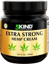 5kind Extra Sterke Hemp Cream 16,9 fl oz- Maximale sterkte - Natuurlijke verzachtende verlichting - Spier Rub voor onderrug, gewrichten, nek, knieën & schouders - Maximale sterkte Hemp Cream