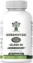 Serrapeptase Supplement 40.000 SPU - All-Natural Proteolytische Enzyme voor Sinus, Respiratory, and Joint Health - Non-GMO, Gluten-Free en Vegan-Friendly Capsules - 90 Capsules