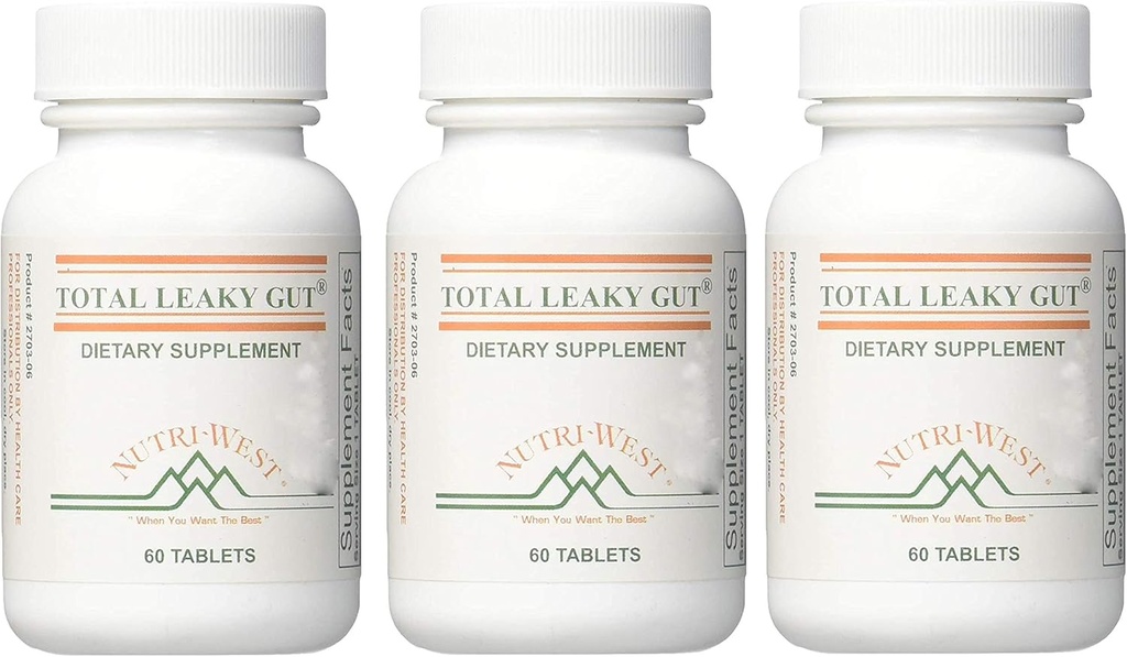 Nutri-West - Totaal Leaky Gut 60 (3 Pack)