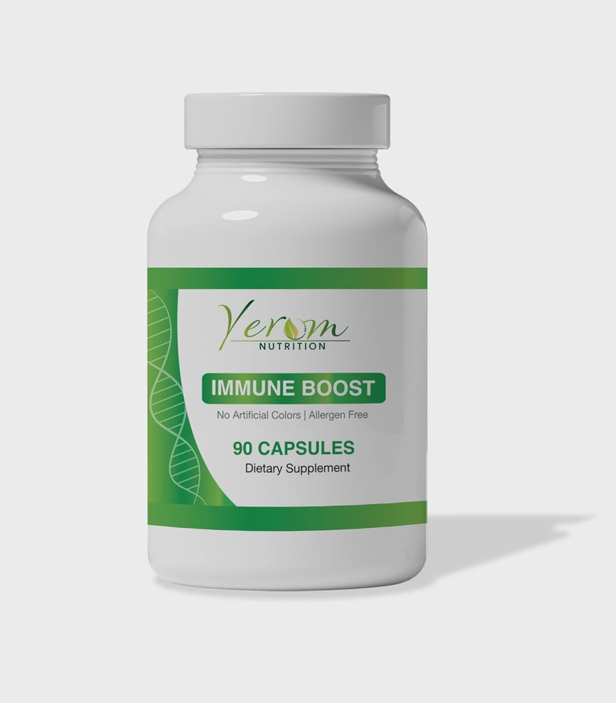 Immune Boost-Advanced Formule met vitamines, mineralen en kruidenextracten - Ondersteunt een gezonde levensstijl - 90 capsules