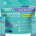 Elektrolytpoeder Suikervrije Hydration Packets Acai Berry HydroMATE 16 Sticks