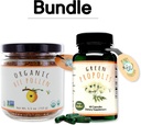 Greenbow Organic Bee Pollen - 100% USDA Certified Organic, Pure, Natural Bee Pollen - Superfood Verpakt met eiwitten, vitaminen en mineralen- 155g Green Propolis 60 caps