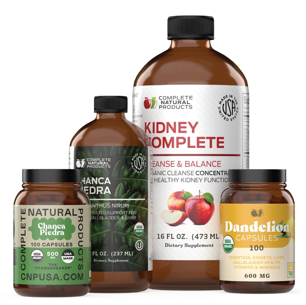 Nier Complete bundel - volledige nierreiniging & detox ondersteuning