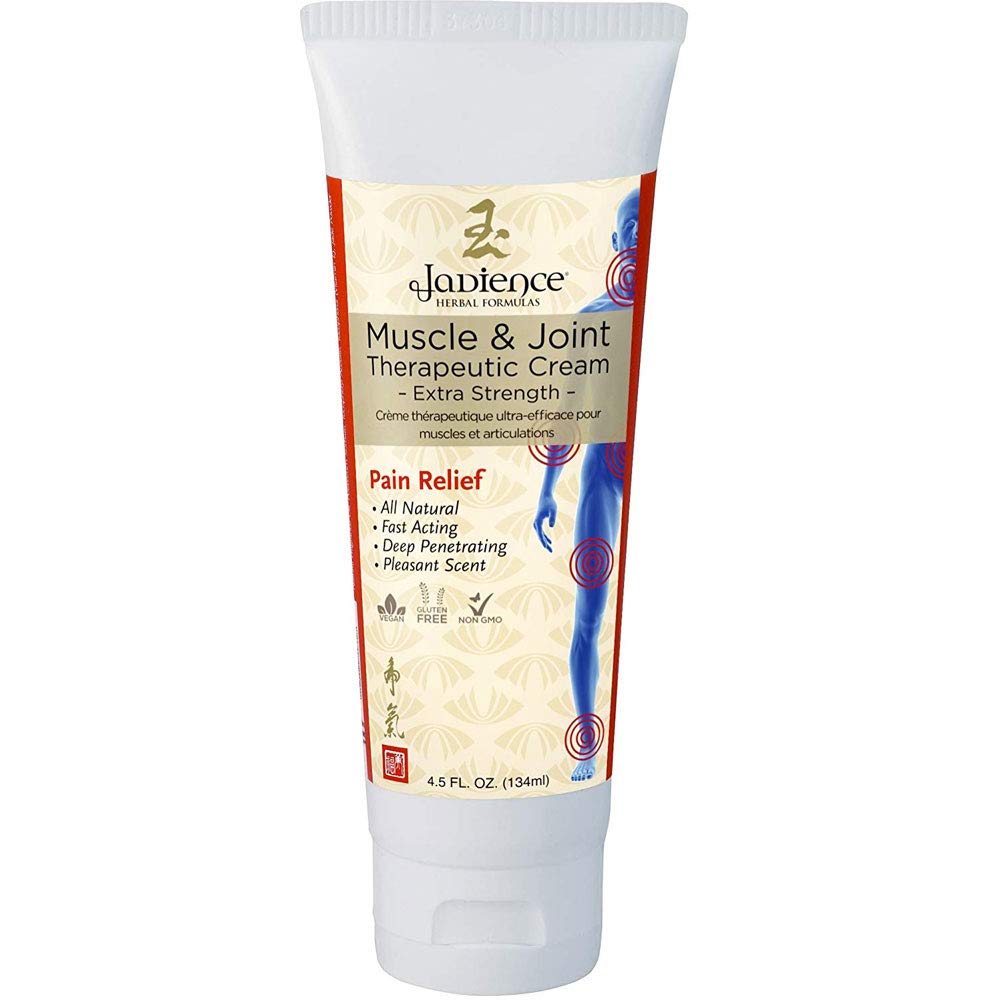 Jadience Muscle & Joint Therapeutische Pijn Relief Cream Analgetic voor Benedenrug Halselleboog knie Spierontsteking Ontsteking pijnverlichting en herstel Natuurlijke Oost-Royale Aziatische Familie Formule 4.5 oz