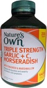 Natuurlijke Triple Strength Knoflook + C, Trentinol 200 tabletten Exclusieve grootte