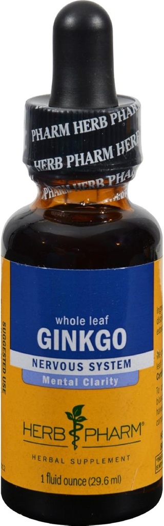 Herb Pharm Ginkgo Zenuwstelsel - 1 fl oz