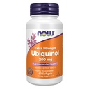 NOW Supplementen, Ubichinol 200 mg, hoge biologische beschikbaarheid (de actieve vorm van CoQ10), 60 Softgels