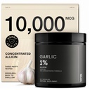 Knoflook Capsules met 10.000 mcg Allicine - Odorless - 50:1 Extract voor maximale potentie - Derde-partij lab Getest - 60 vegetarische capsules