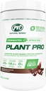 PVL Plant Pro, hoog eiwit plantaardige proteïne Shake Mix met toegevoegde enzymen, natuurlijke chocolade, 840 Gram