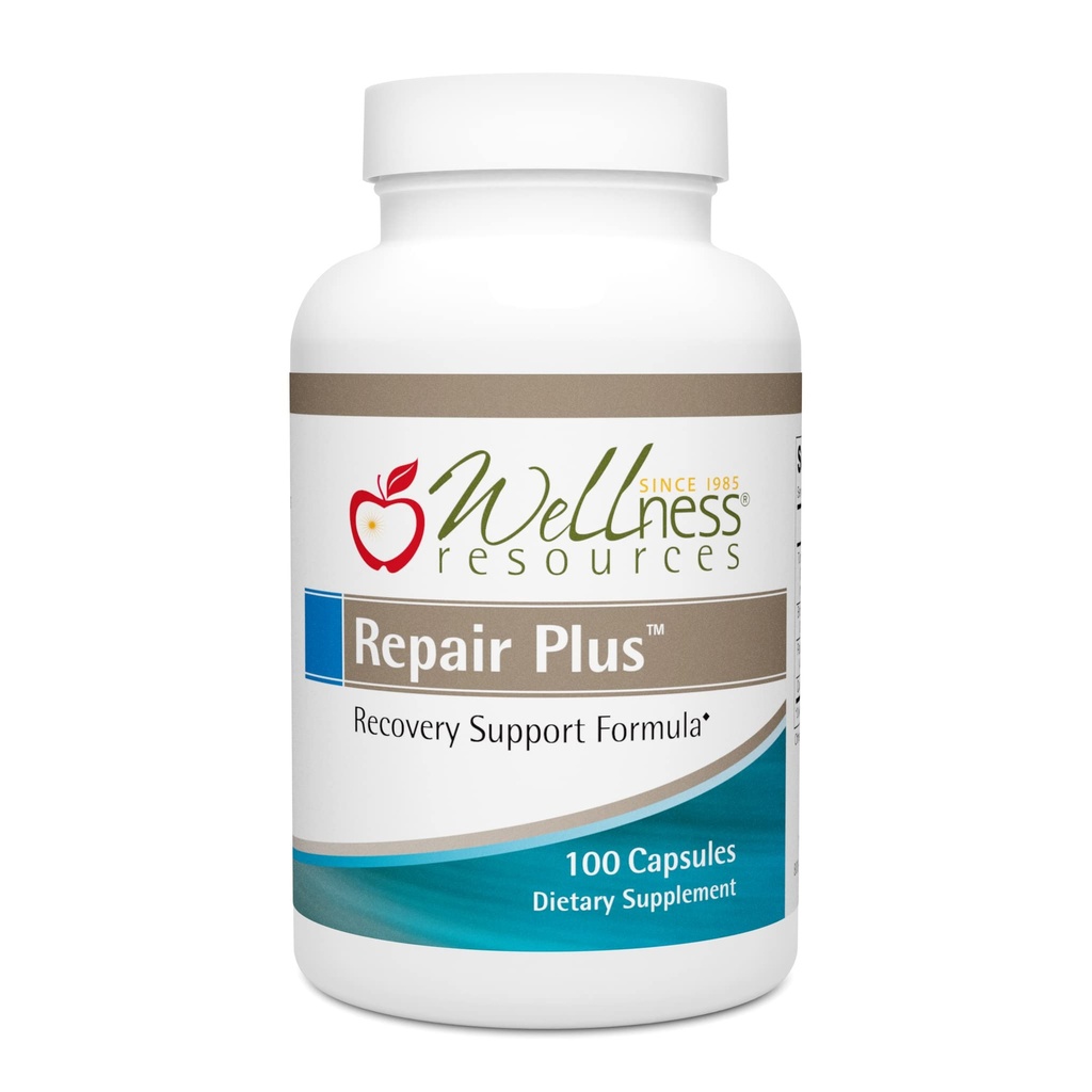 Reparatie Plus Met TurmiPure Gold Turmeric (Curcumin) met quercetine en Proteolytische enzymen Bromelaine en Papain. voor reparatie, herstel, weefselgezondheid en ontsteking (100 capsules)