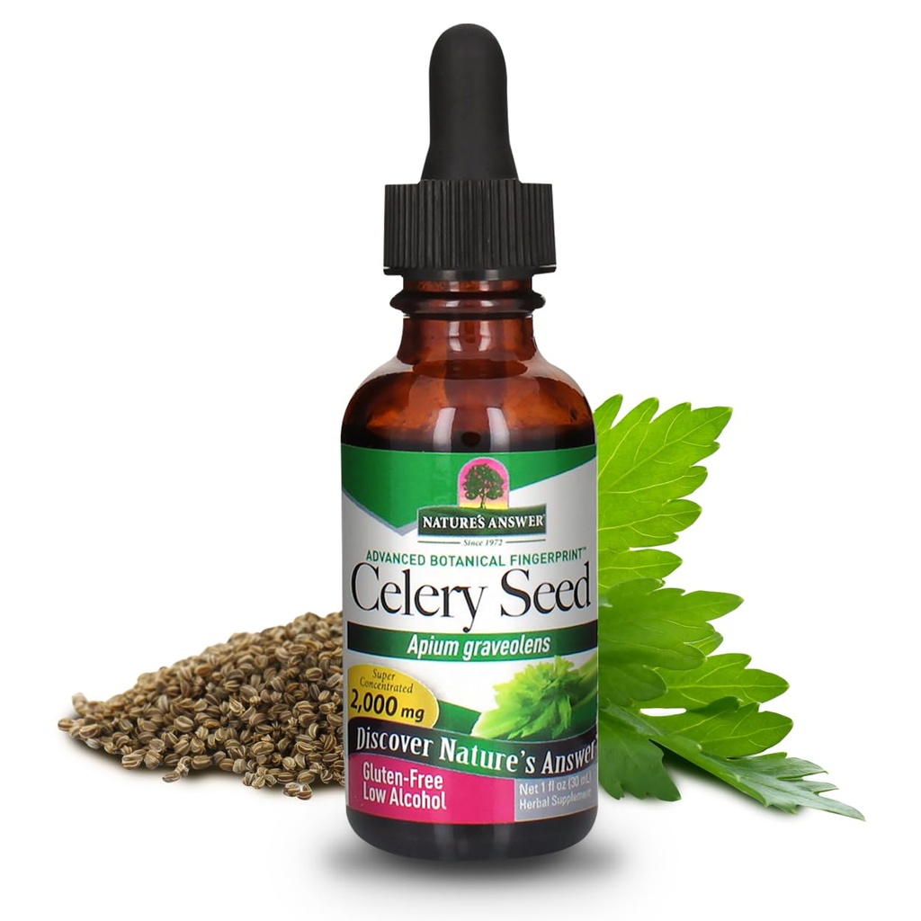 Nature's Answer ondiep Zaad met Biologische Alcohol 2000mg 1oz 