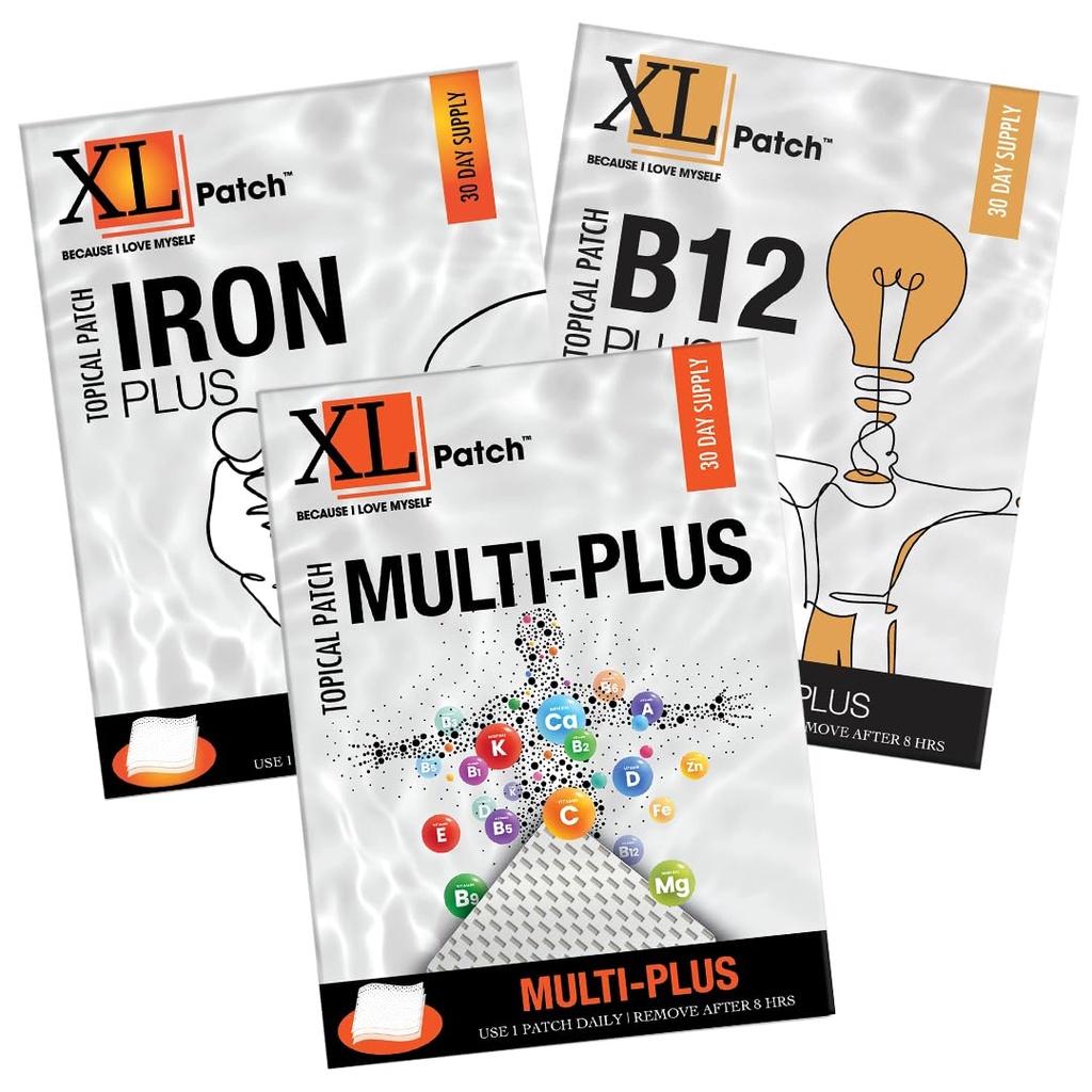 B12, Multi and Iron Plus (3 Packs Total)
