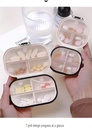 Mooie pil Organizer pil Box en 7 grote afdelingen om vitamines kabeljauw lever olie supplementen Medicatie en sieraden etc.(Milk White)