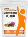 BulkSupplements.com Melkdistel Extract Poeder - Kruidensupplement, Melkdistelsupplement - Glutenvrij, 250mg per portie, 250g (8.8 oz) (verpakking van 1)