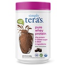 gewoon tera's Pure Wei Proteïne Poeder - Dark Chocolate Clean Proteïne Poeder, Grass Fed Wei Proteïne Poeder zonder kunstmatige zoetstoffen, Clean Label, Non-GMO, Kosher, rBGH-Free - 24 Oz
