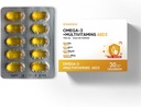 Multivitaminen met Omega-3, Multivitamine voor vrouwen en mannen, Enteric Coated Fish Oil DHA/EPA met Vitamine A, Vitamine E en Vitamine D3 voor Immune Functie Ondersteuning (1 Box 30 Softgels)