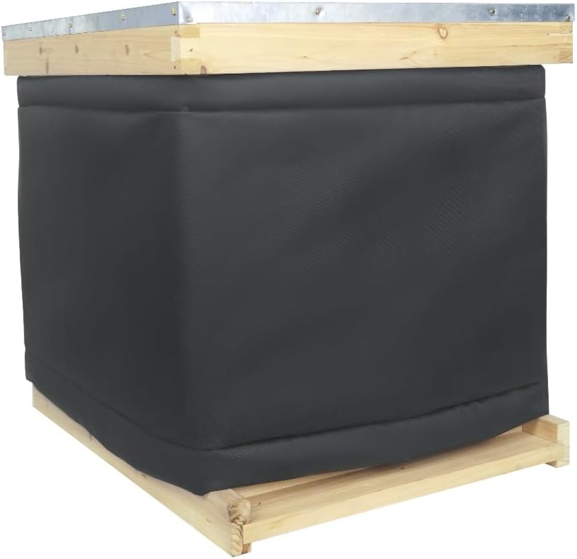 Bee Hive Wrap, Winter Hives Beekeeping Supplies passen 1 Deep Hives met 1 Medium Hive Box, Winter Protection Cover 600D Oxford geïsoleerde cover, lichtgewicht, herbruikbaar (81"x15,7")