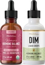 Vloeistof DIM Supplement & Herbal Hormone Balance Tinctuur 
