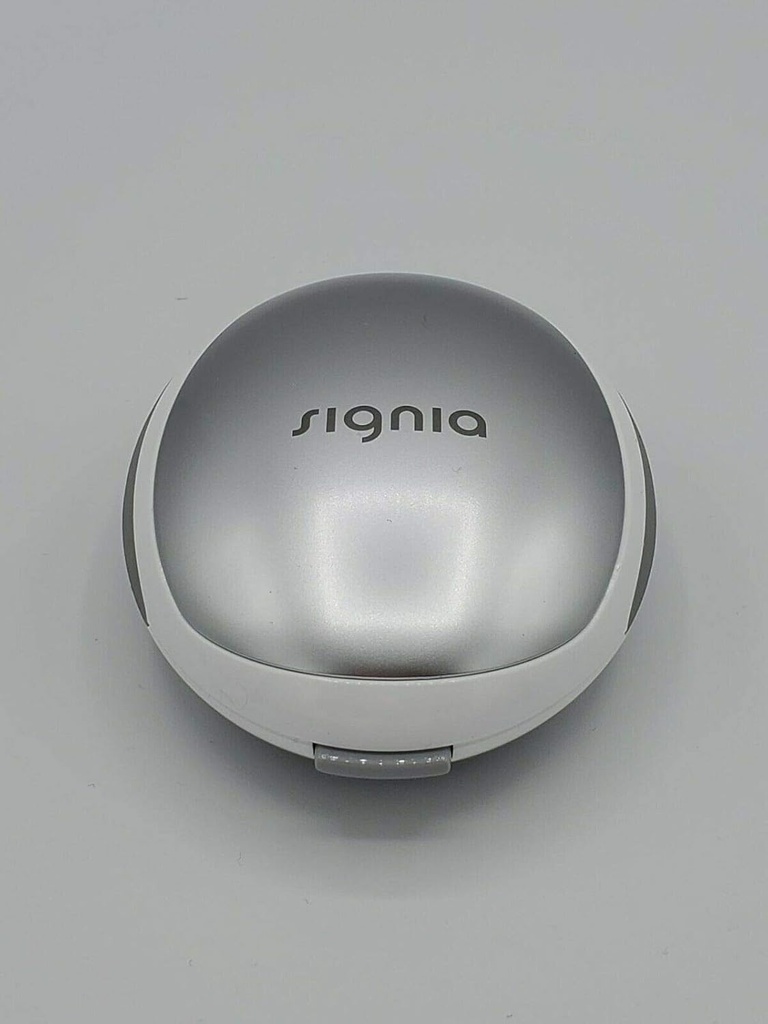 Originele White/Silver Originele Signia Hoorhulp geval Beschermende Opslag Travel Box