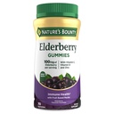 Nature's Bounty Vlierbessen Gummies, Dieetsupplement, Ondersteunt Immune Health, Bevat vitamine A, C, D, E en Zink, 100 mg, 70 Gummies