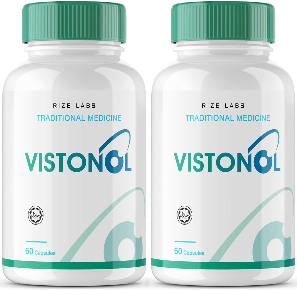 rize labs - Vision Supplement Vistonol, All-Natural Capsules for The Rapid Improvement of Vision Health and Better Aability to Focus, Support Healthy Eye Functions (120 Capsules)