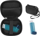 CaseSack Astma Inhalator Holder case, Compact en Stevige case voor Handige Inhaler voor volwassenen en kinderen, met kamers voor pillen en andere Essentials (zwart)
