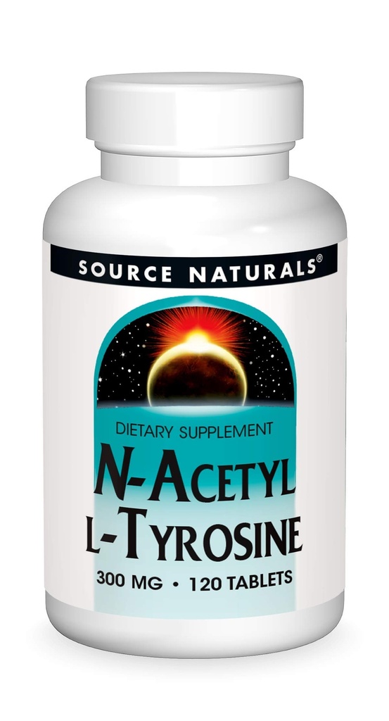 Bron Naturals N-Acetyl L-Tyrosine Dieetsupplement - 120 tabletten