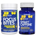 NATUURLIJKE STAKKEN Smart Cafeïne + Focus Bites Bundle - Cafeïne &amp; paraxanthine supplementen - Ondersteunt energie & focus* - Geen Jitters of Crash - 90 stuks